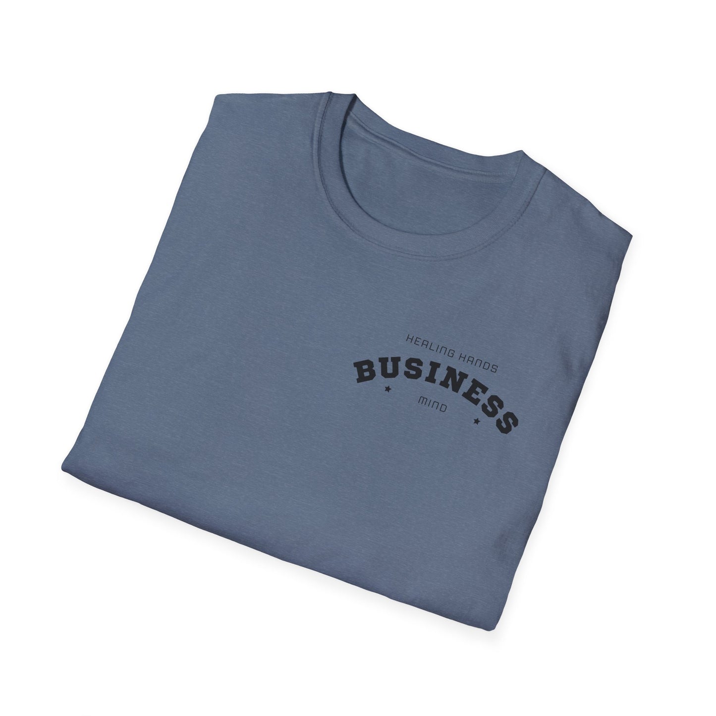 Healing Hands, Business Minds – Unisex Softstyle T-Shirt