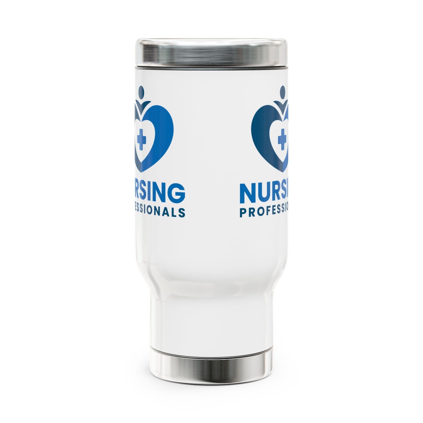 Are You a Nursing Professional? Stainless Steel Travel Mug with Handle