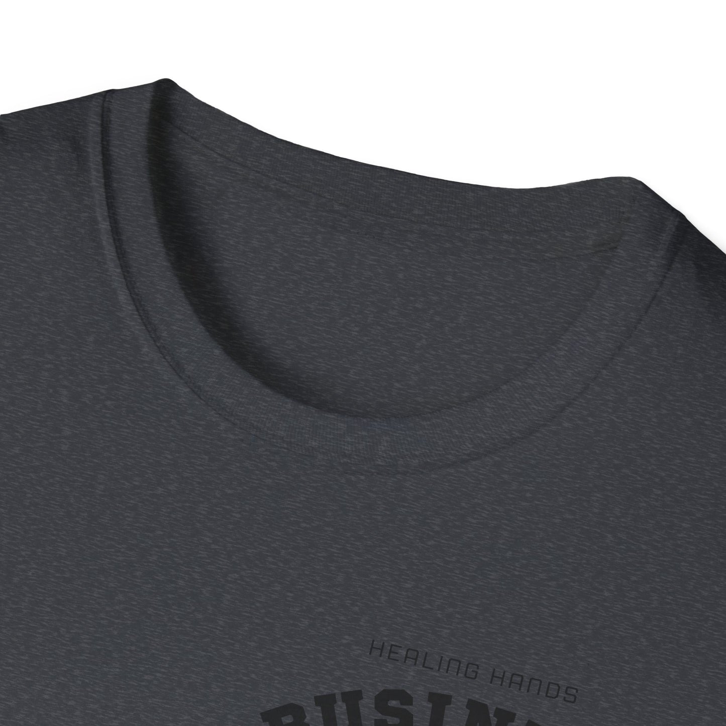 Healing Hands, Business Minds – Unisex Softstyle T-Shirt