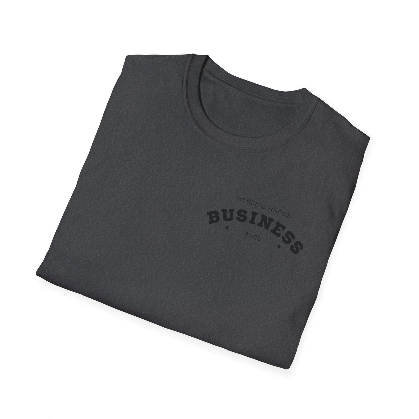 Healing Hands, Business Minds – Unisex Softstyle T-Shirt