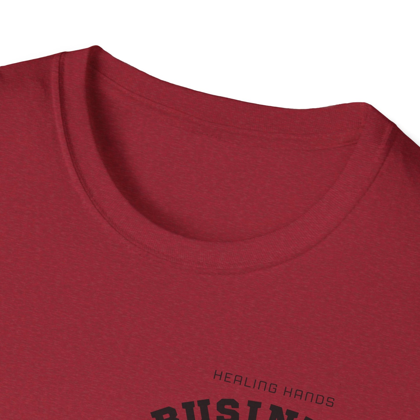 Healing Hands, Business Minds – Unisex Softstyle T-Shirt