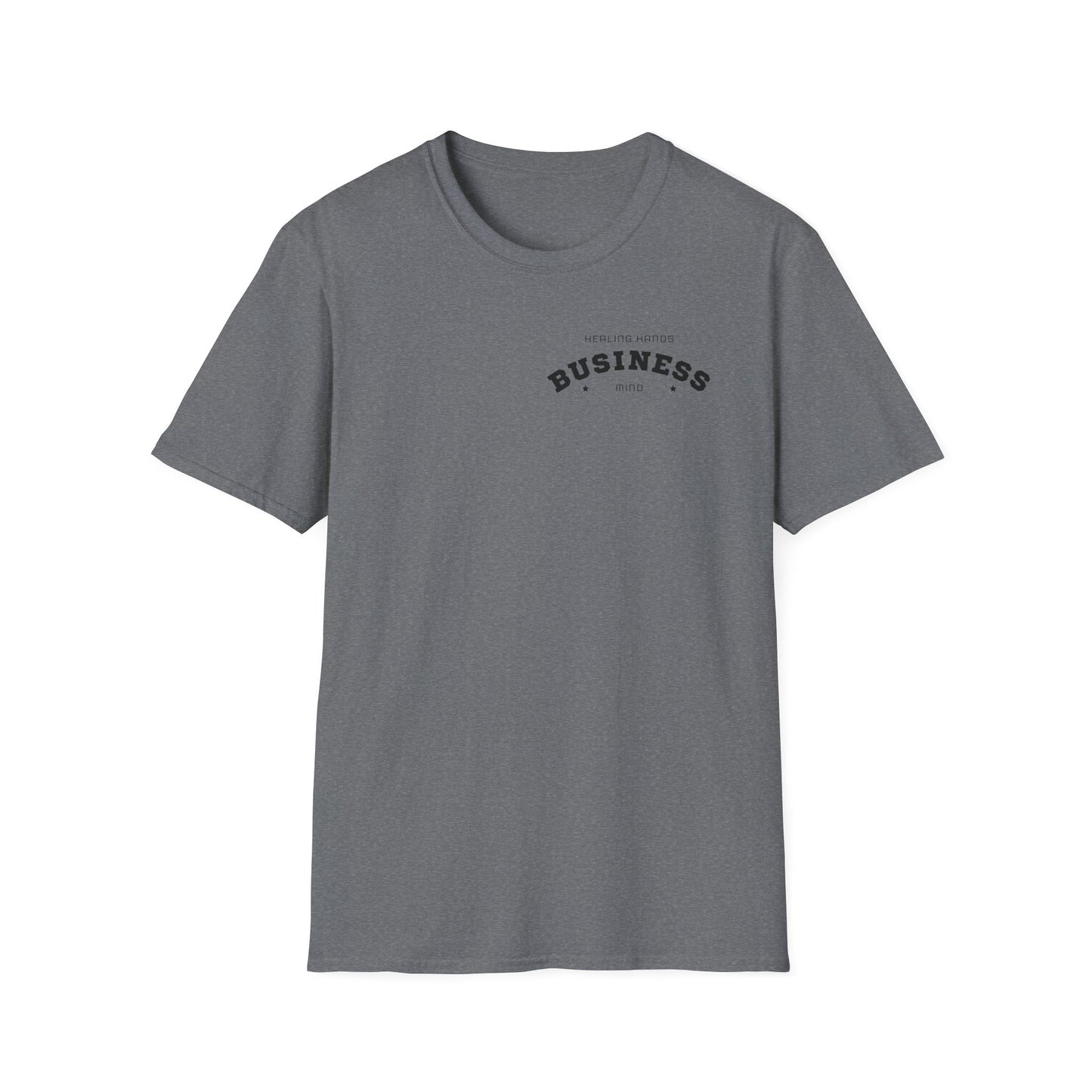 Healing Hands, Business Minds – Unisex Softstyle T-Shirt