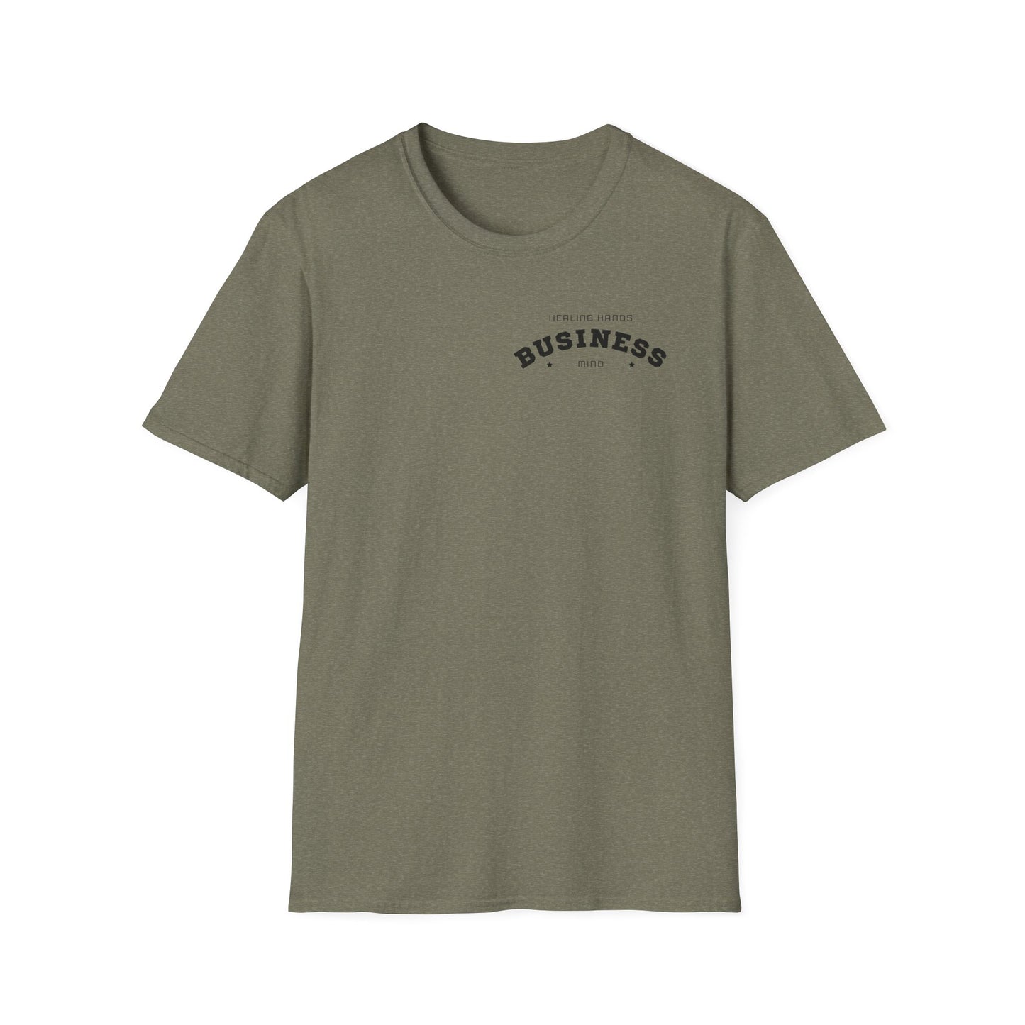 Healing Hands, Business Minds – Unisex Softstyle T-Shirt
