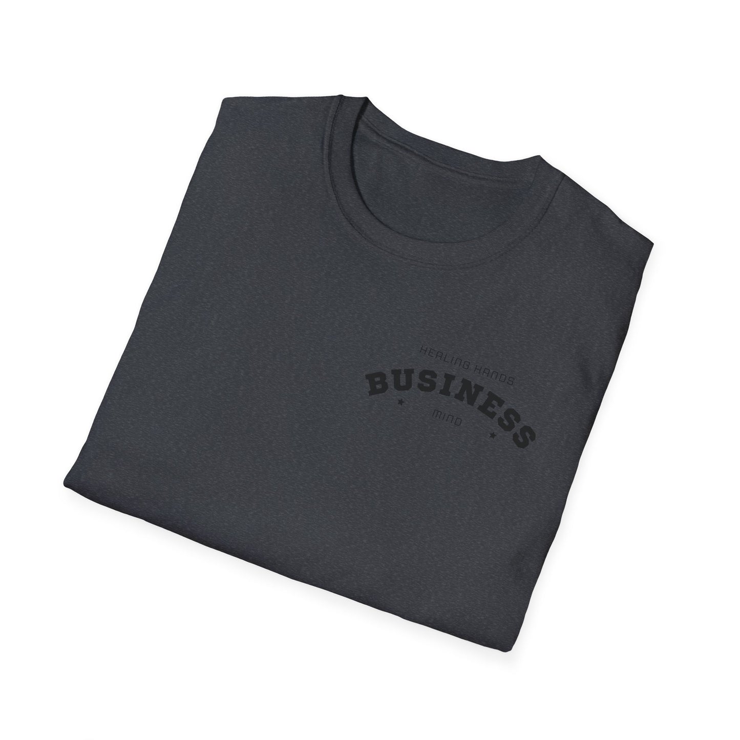 Healing Hands, Business Minds – Unisex Softstyle T-Shirt