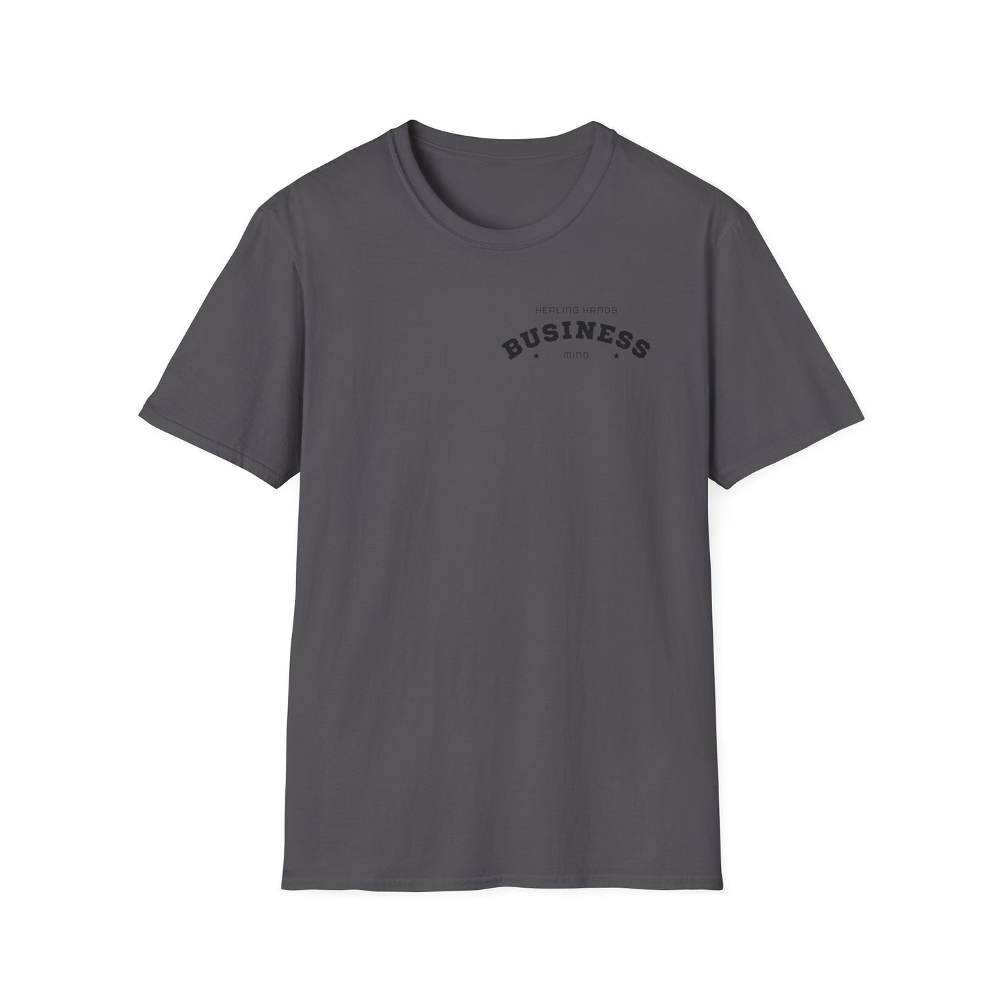 Healing Hands, Business Minds – Unisex Softstyle T-Shirt