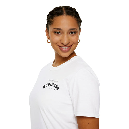 Healing Hands, Business Minds – Unisex Softstyle T-Shirt