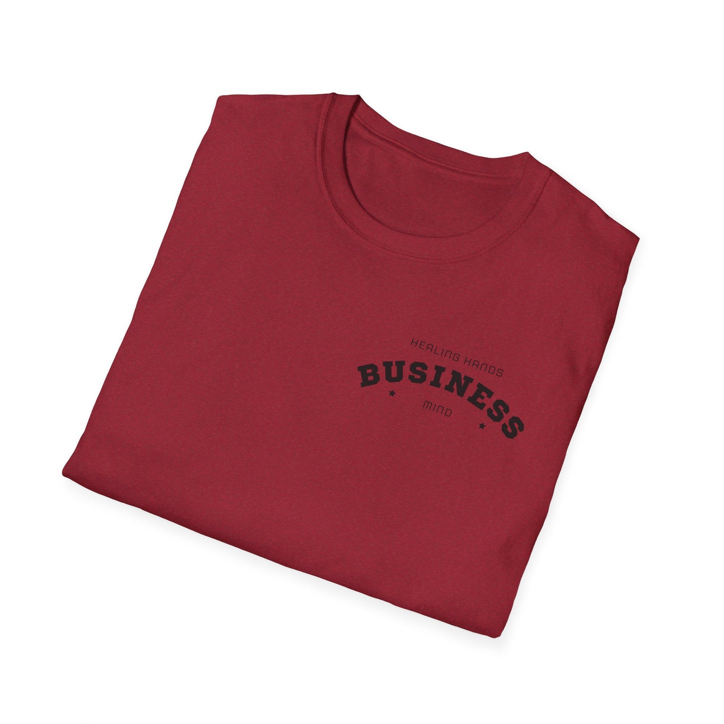Healing Hands, Business Minds – Unisex Softstyle T-Shirt