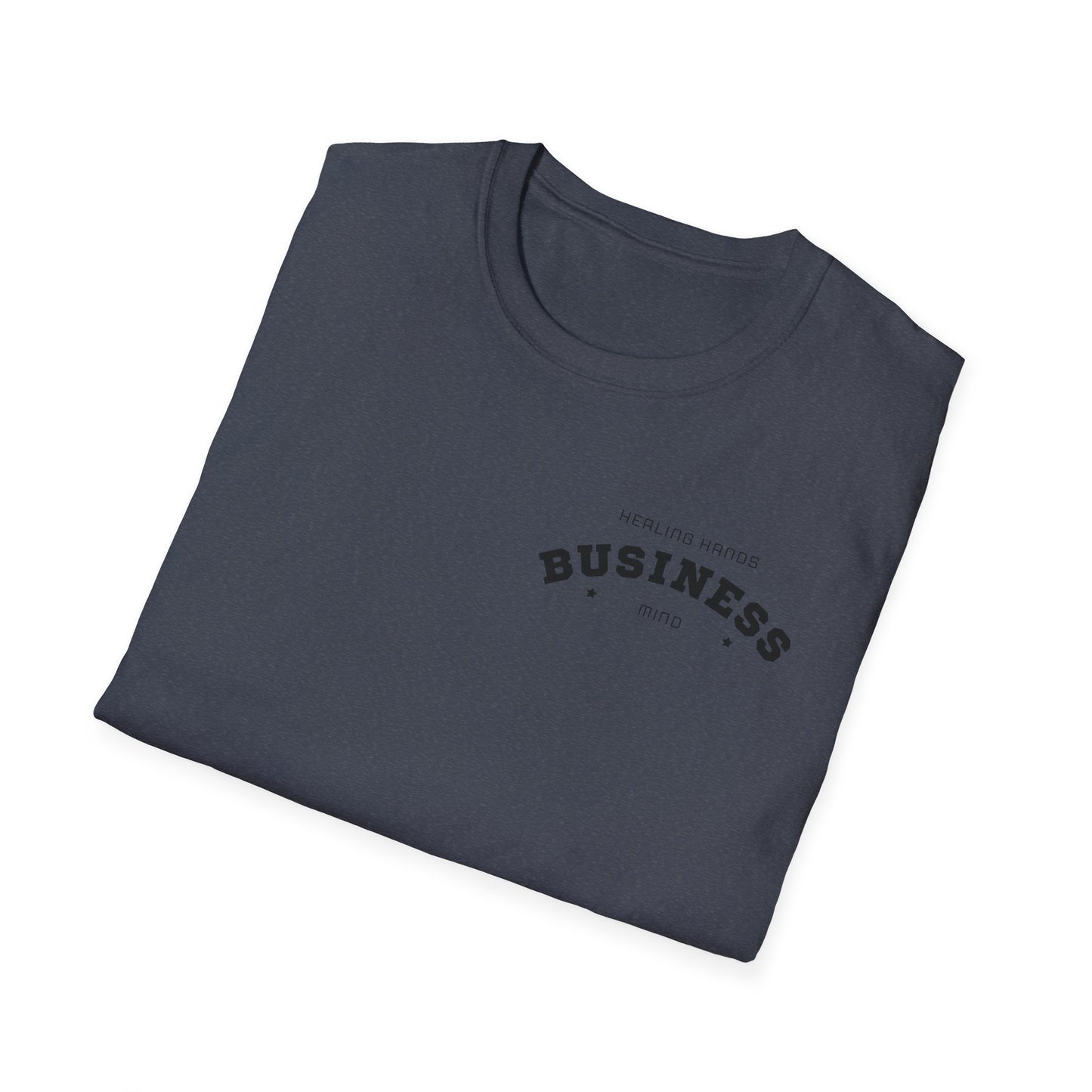 Healing Hands, Business Minds – Unisex Softstyle T-Shirt