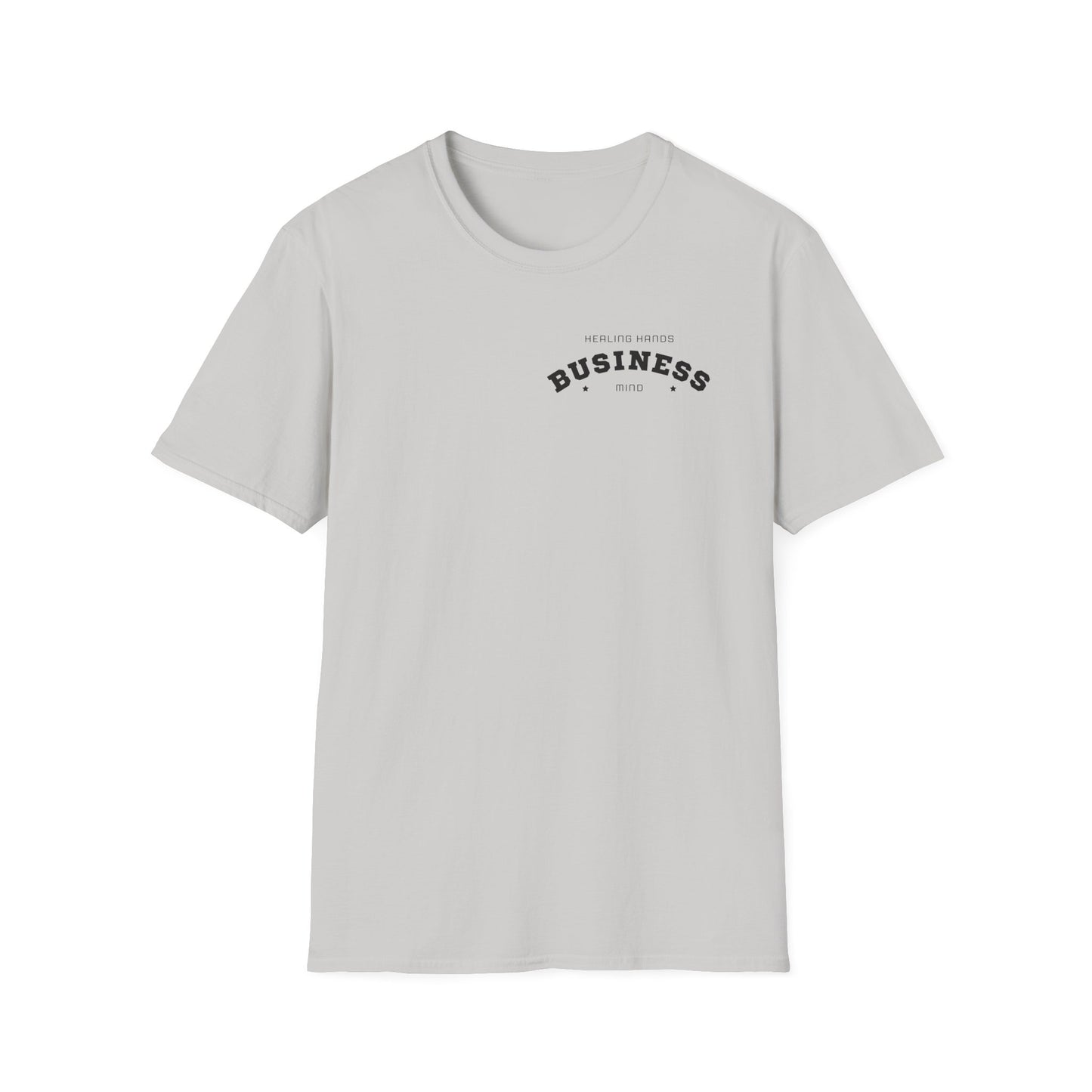 Healing Hands, Business Minds – Unisex Softstyle T-Shirt